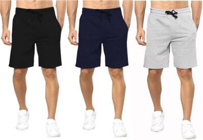 Highline fashion Solid Men Multicolor Regular Shorts