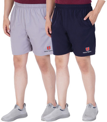 Civis Solid Men Multicolor Basic Shorts