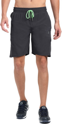 STYLEDHEKO Solid Men Dark Grey Regular Shorts, Sports Shorts, Running Shorts