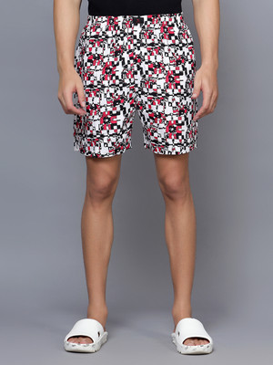 CANTABIL Printed Men White Boxer Shorts