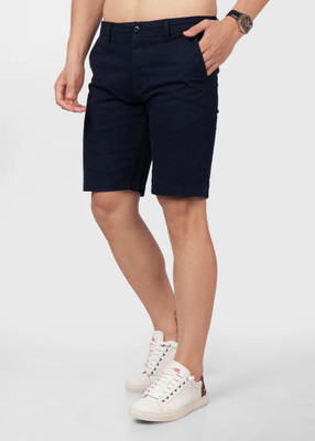 LOOM FASHION Solid Men Denim Brown Denim Shorts