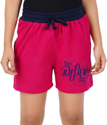 jocker Solid Women Pink Night Shorts