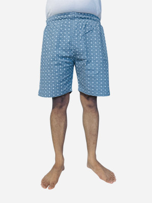 SHARDHAGARMENT Printed Men Light Blue Regular Shorts