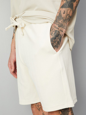 MAX Solid Men Beige Regular Shorts