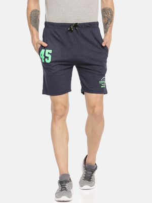 ARDEUR Printed Men Blue Regular Shorts