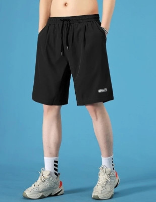 Joshua jenny Solid Men Denim Black Denim Shorts