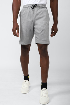 VAN HEUSEN Printed Men Grey Regular Shorts