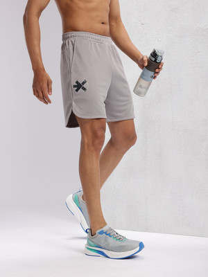 HRX by Hrithik Roshan Solid Men Grey Sports Shorts