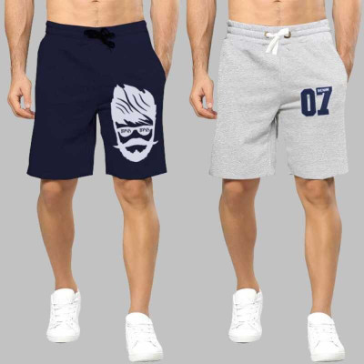 Basis Printed Men Multicolor Regular Shorts