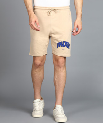 Alan Jones Solid Men Brown Regular Shorts