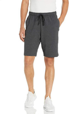 Kartblack Solid Men Grey Casual Shorts