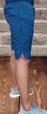 CMX Solid Men Blue Chino Shorts