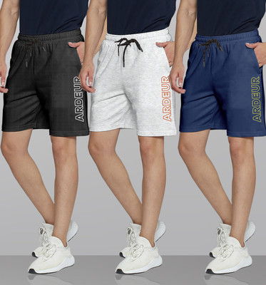 ARDEUR Self Design Men Multicolor Regular Shorts