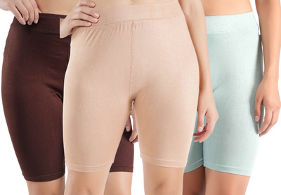 Florafit Solid Women Multicolor Cycling Shorts
