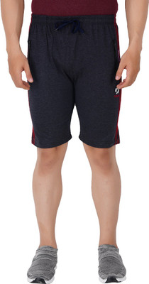 Guide Solid Men Dark Blue Bermuda Shorts