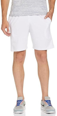 IBNATH FASHION Solid Men White Basic Shorts