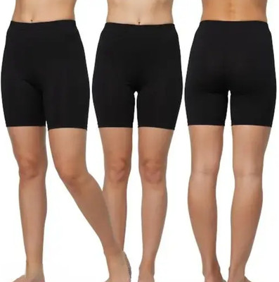 Shri Hari Enterprises Solid Women Multicolor Cycling Shorts