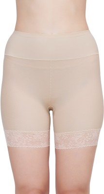 PLUMBURY Solid Women Beige Cycling Shorts