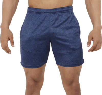 never lose Color Block Men Blue Regular Shorts