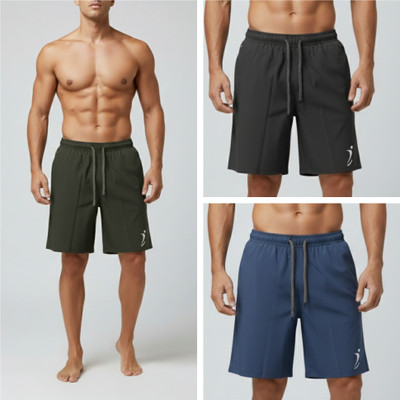VibePulse Printed Men Green, Dark Grey, Light Blue Regular Shorts