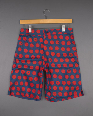 french crown Printed Men Blue Casual Shorts