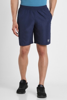 REEBOK Solid Men Dark Blue Sports Shorts