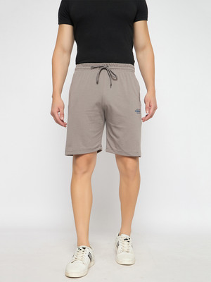ARRAY Solid Men Grey Bermuda Shorts