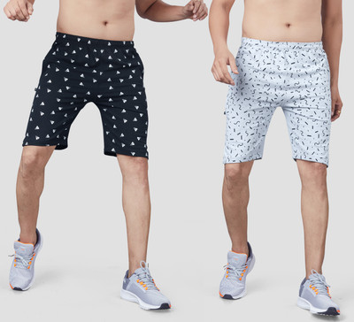 FalconTracks Printed Men Multicolor Regular Shorts