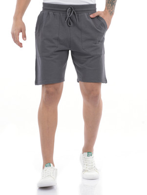 Oneway Solid Men Grey Boxer Shorts