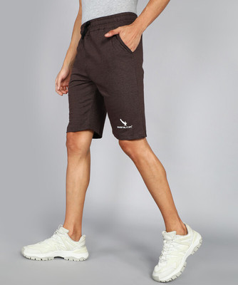 GYRFALCON Printed Men Brown Regular Shorts