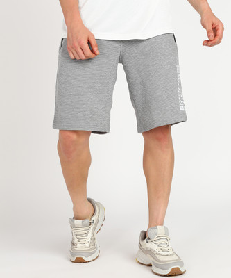 defacto Printed Men Grey Basic Shorts