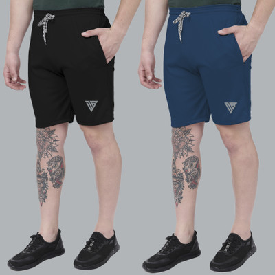 DONBALLER Solid Men Multicolor Regular Shorts