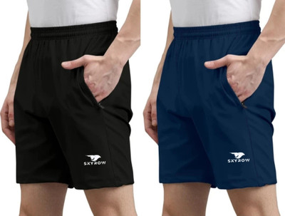 HouseOfCommon Printed Men Multicolor Basic Shorts