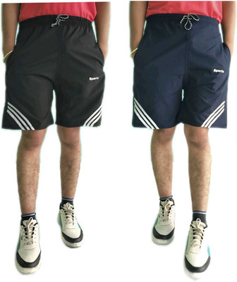 anjuna sports Solid Men Multicolor Basic Shorts