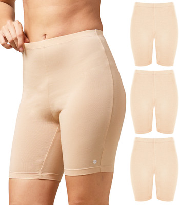 URBAN ADVENTURE Solid Women Beige Cycling Shorts