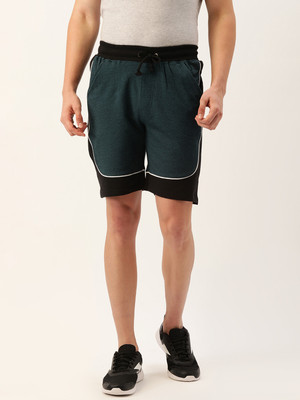 ARISE Color Block Men Blue Casual Shorts