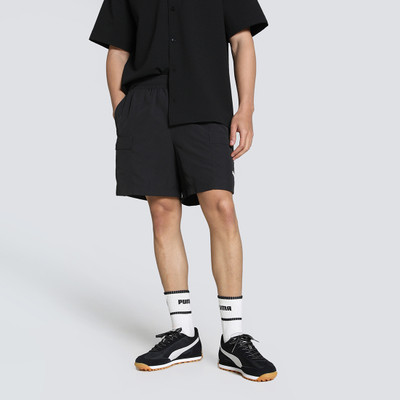 PUMA Solid Men Black Casual Shorts