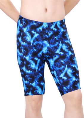 Lactra Printed Men Blue Sports Shorts