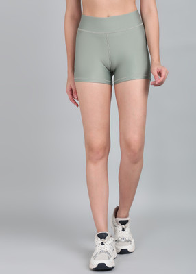 UNDER ARMOUR Solid Women Grey Sports Shorts