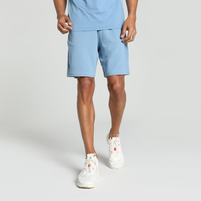 PUMA Solid Men Blue Sports Shorts