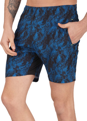 NINQ Printed Men Multicolor Night Shorts