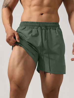 MENDIOR Solid Men Green Boxer Shorts