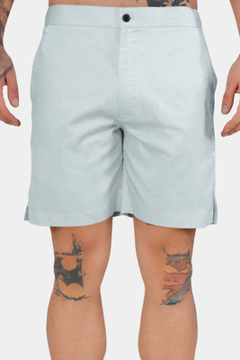 french crown Solid Men Blue Regular Shorts
