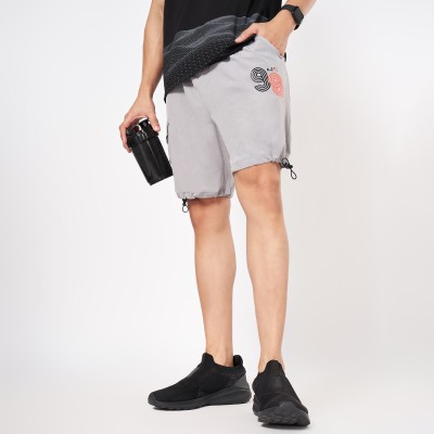 Ajile By Pantaloons Solid Men Grey Casual Shorts