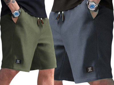sti Self Design Men Multicolor Regular Shorts
