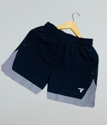 toofysportz Color Block Men Dark Blue Beach Shorts, Board Shorts, Gym Shorts, Sports Shorts, Casual Shorts