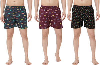 Anlon Printed Men Multicolor Boxer Shorts