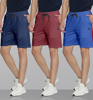 ARDEUR Self Design Men Multicolor Regular Shorts