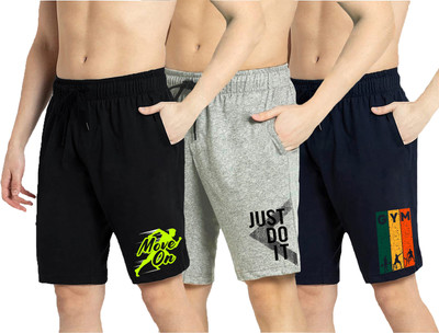 Whaley Printed Men Multicolor Regular Shorts