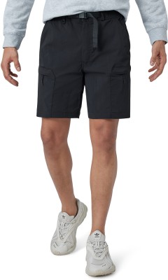 XYXX Solid Men Black Chino Shorts